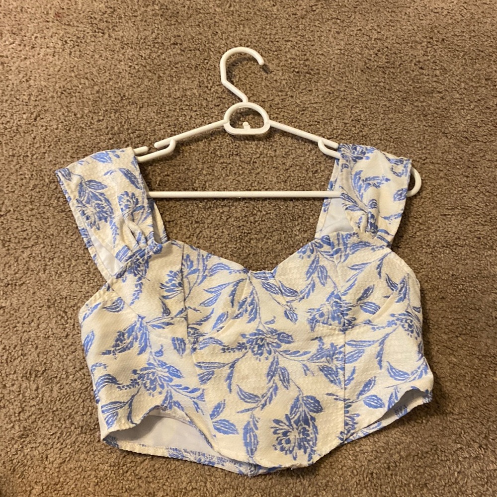 Shein, corset crop top